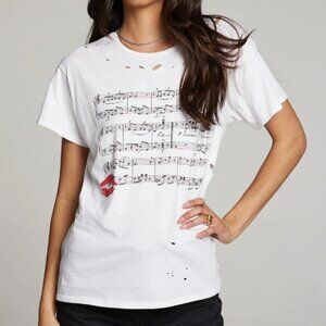 Chaser Sheet Music Graphic Tee size large